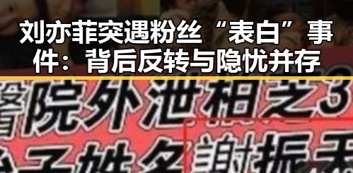 刘亦菲突遇粉丝“表白”事件：背后反转与隐忧并存